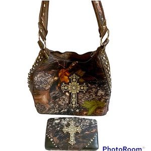 Montana West Handbag with Matching Wallet